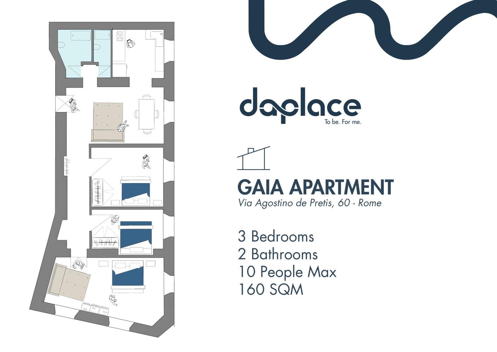 Daplace - Gaia Apartment Rome Bagian luar foto
